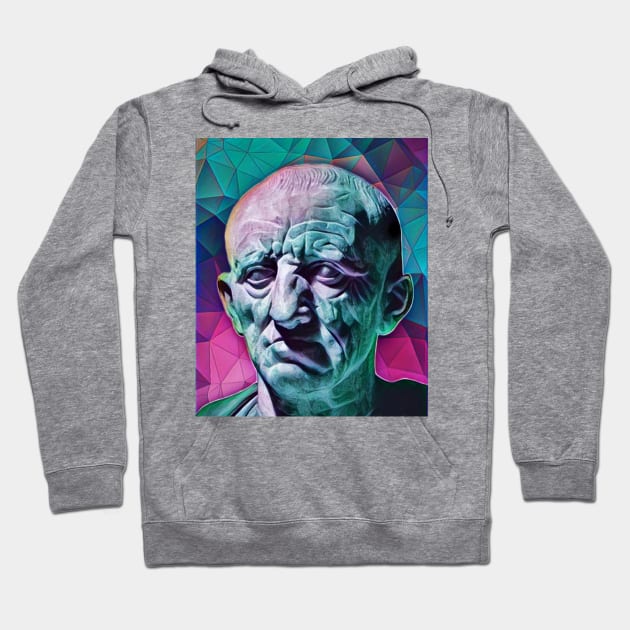 Cato the Elder Portrait | Cato the Elder Artwork 4 Hoodie by JustLit